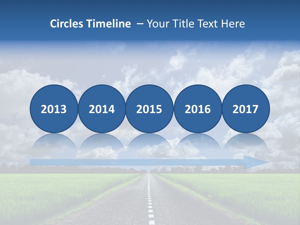 Landscape View Speed PowerPoint Template