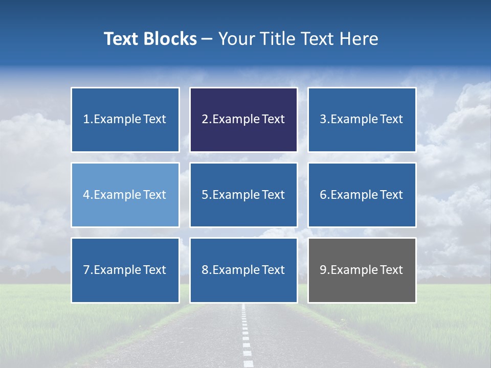 Landscape View Speed PowerPoint Template