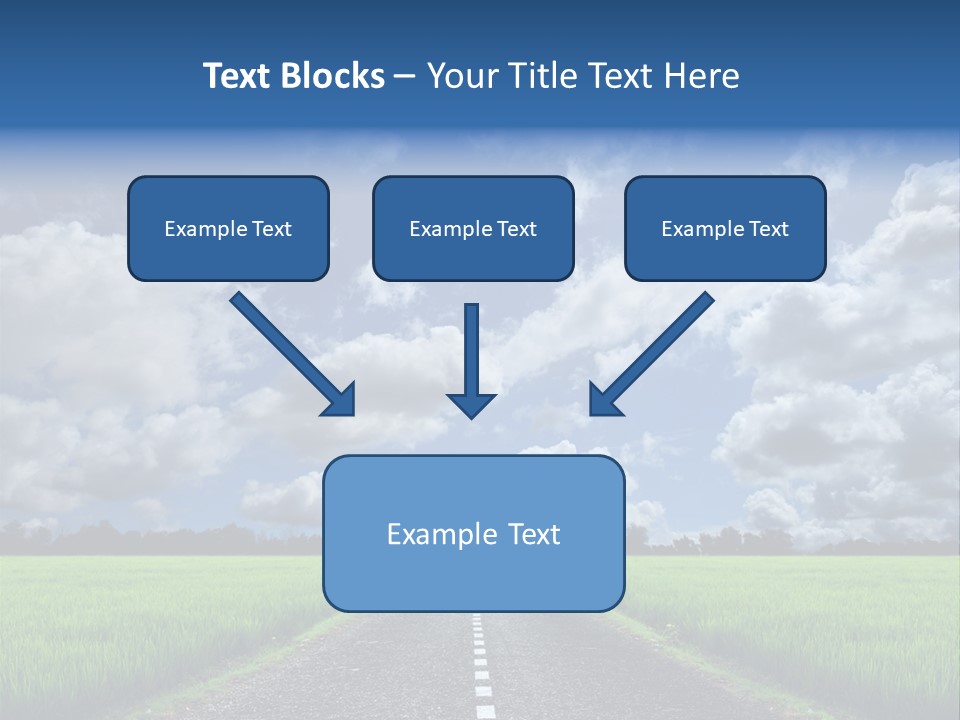 Landscape View Speed PowerPoint Template