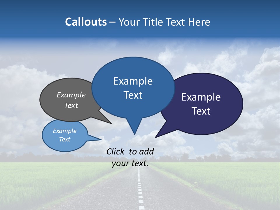Landscape View Speed PowerPoint Template