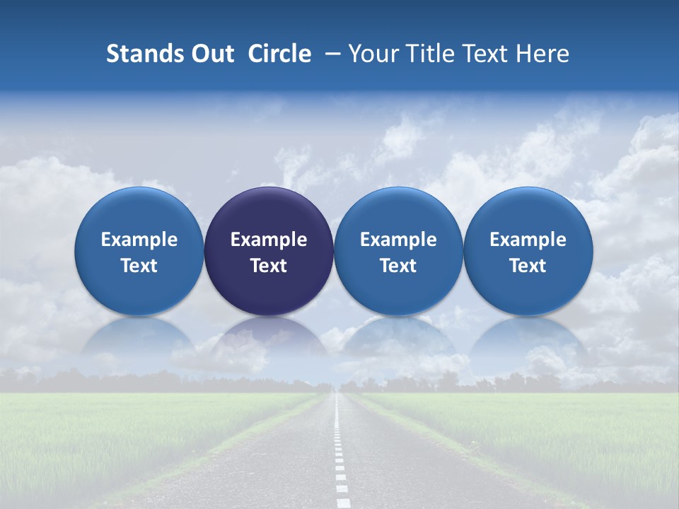 Landscape View Speed PowerPoint Template