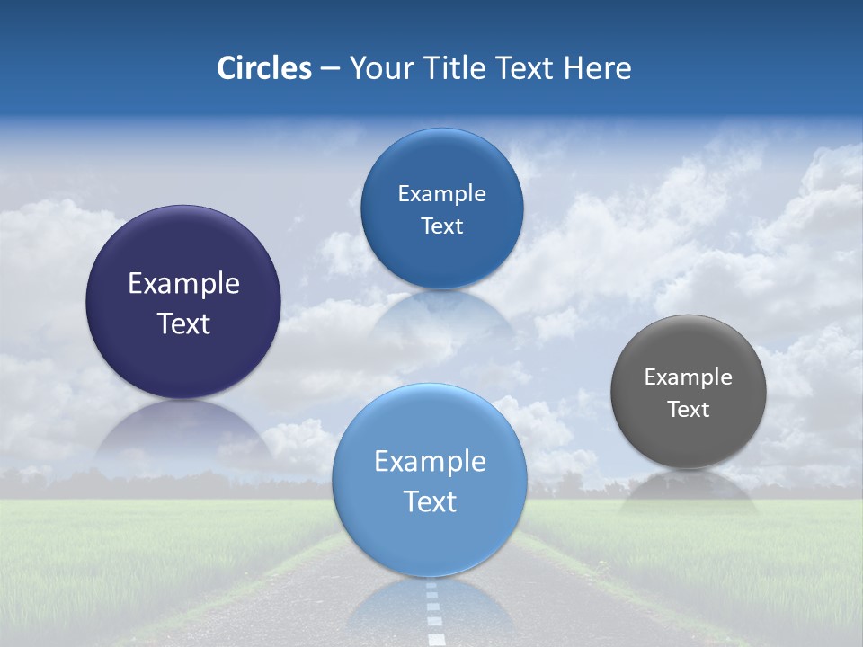 Landscape View Speed PowerPoint Template