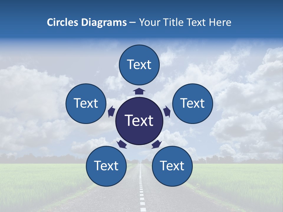 Landscape View Speed PowerPoint Template