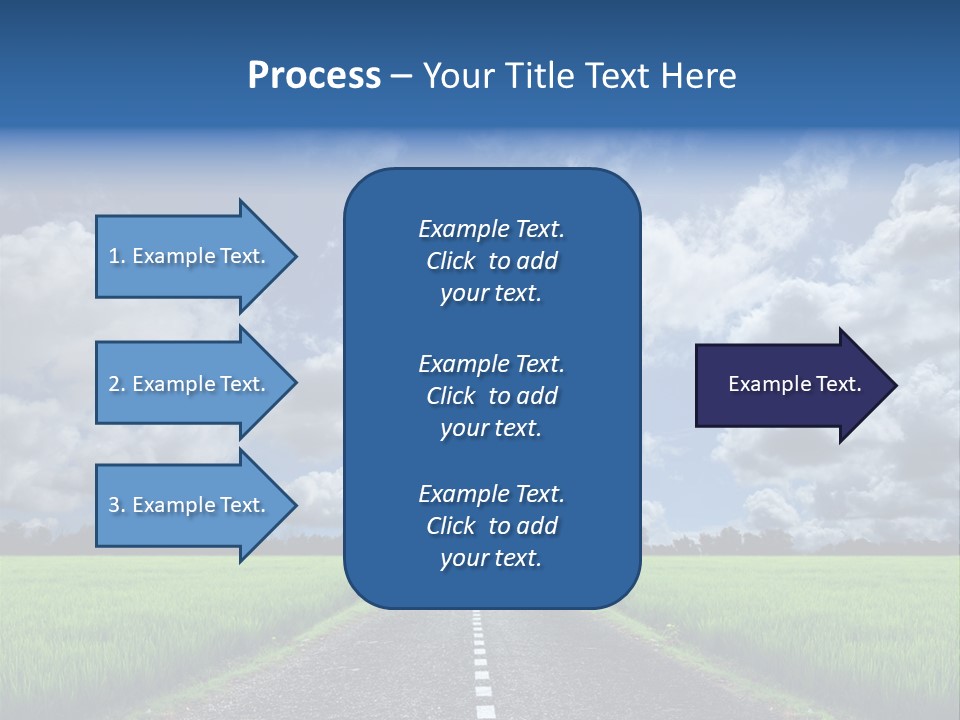 Landscape View Speed PowerPoint Template