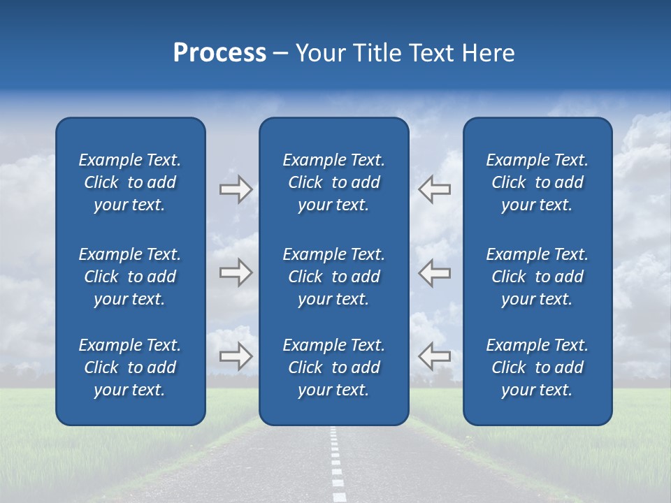 Landscape View Speed PowerPoint Template