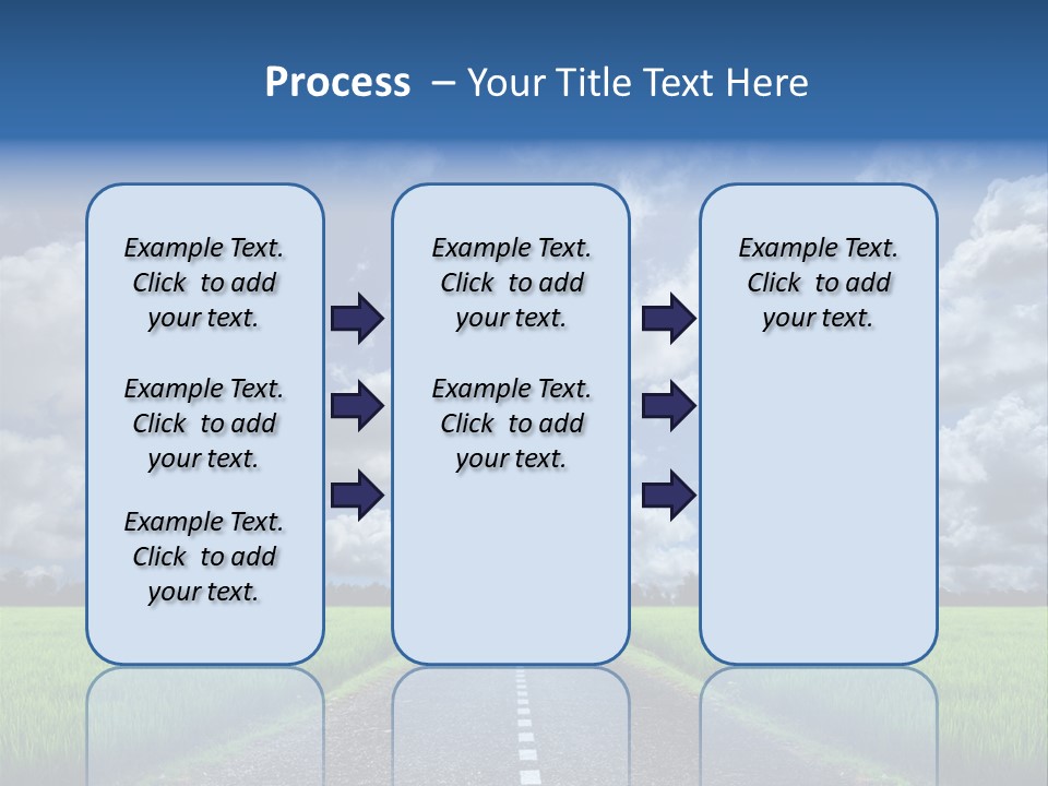 Landscape View Speed PowerPoint Template