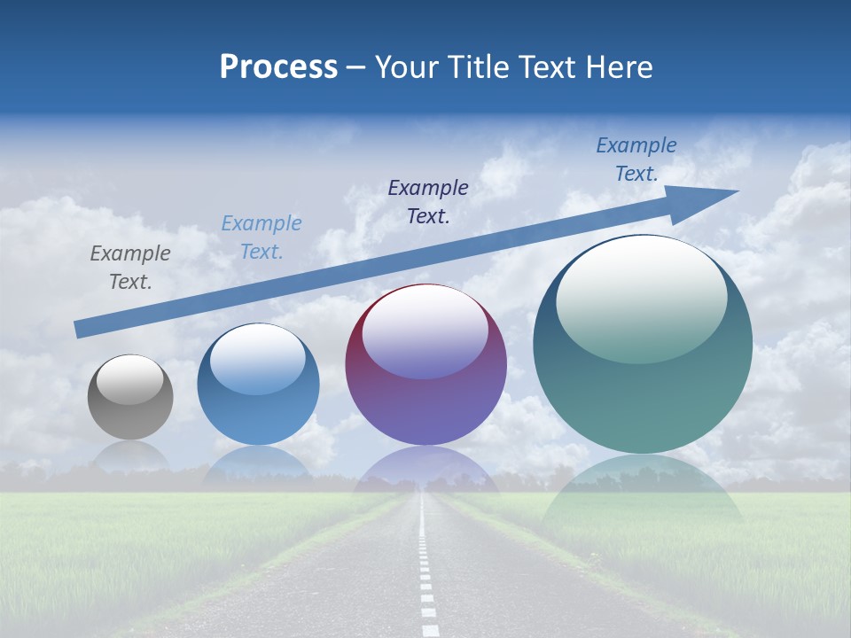 Landscape View Speed PowerPoint Template