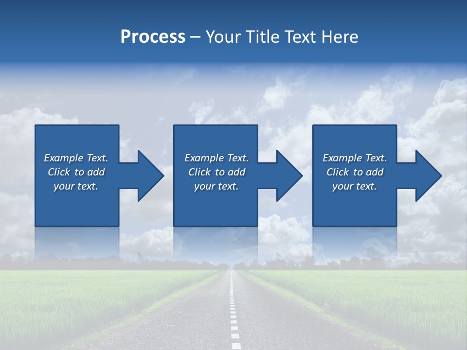 Landscape View Speed PowerPoint Template