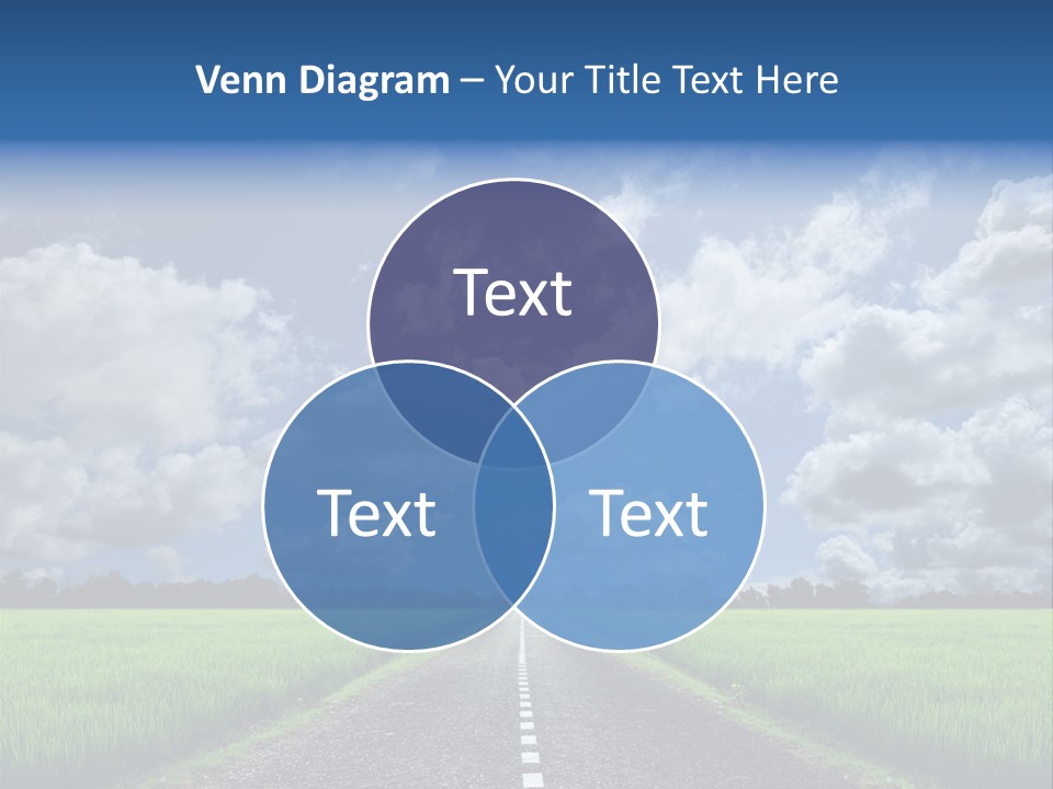 Landscape View Speed PowerPoint Template