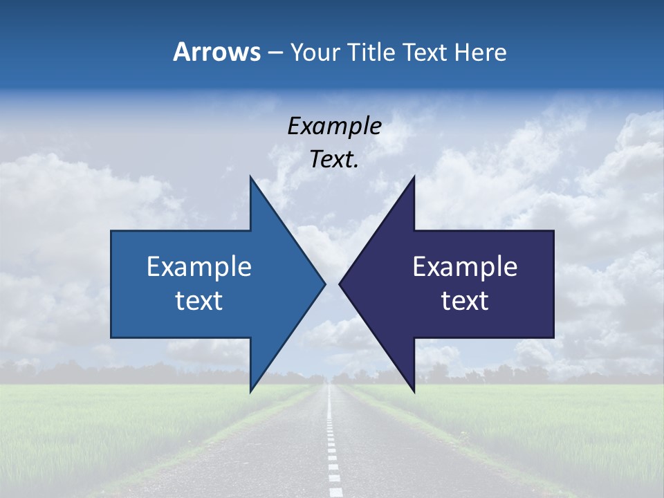 Landscape View Speed PowerPoint Template