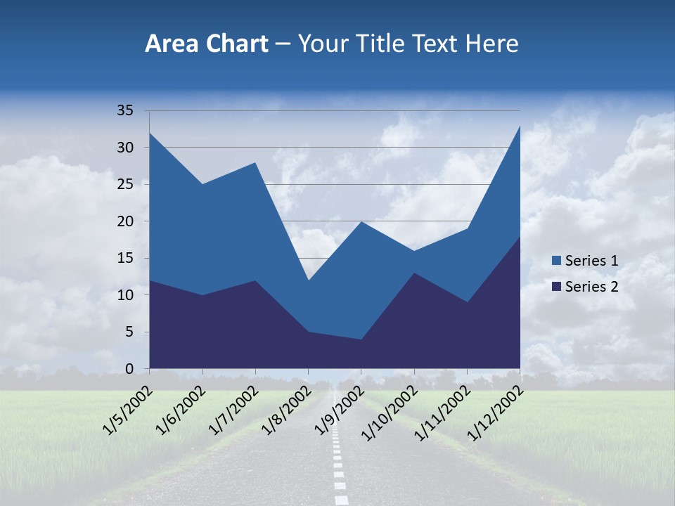 Landscape View Speed PowerPoint Template