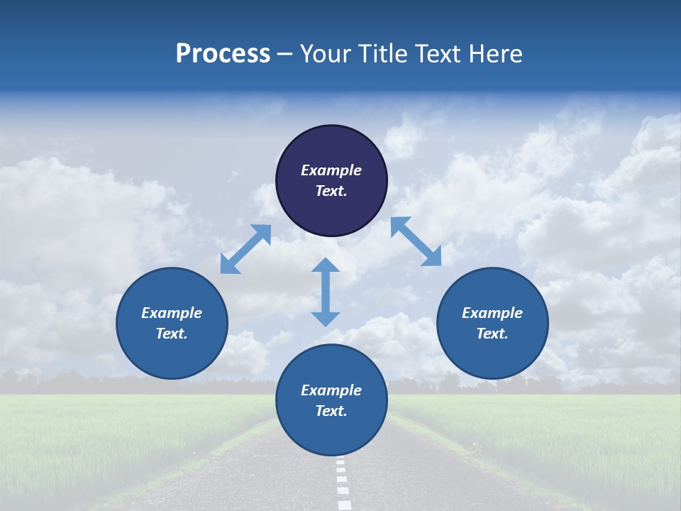 Landscape View Speed PowerPoint Template