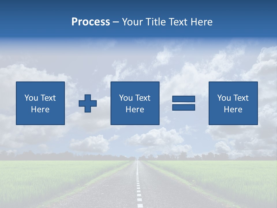 Landscape View Speed PowerPoint Template