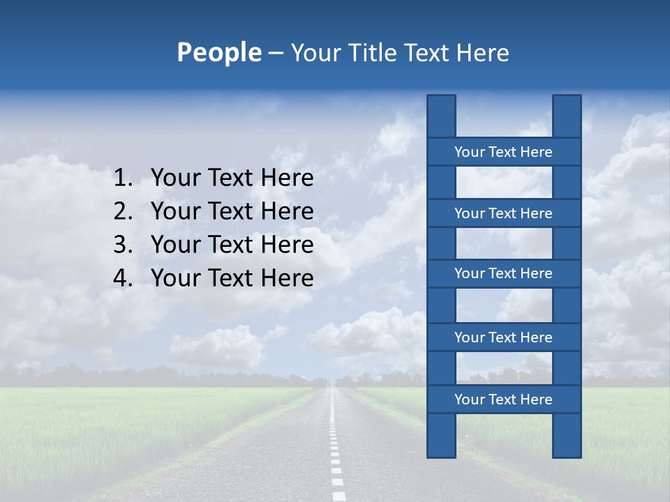 Landscape View Speed PowerPoint Template