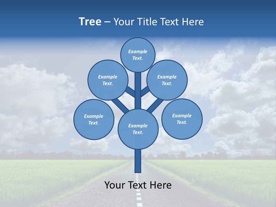 Landscape View Speed PowerPoint Template