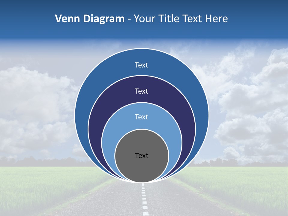Landscape View Speed PowerPoint Template