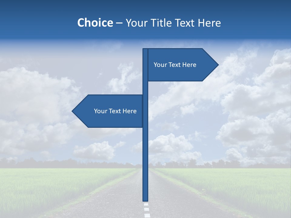 Landscape View Speed PowerPoint Template