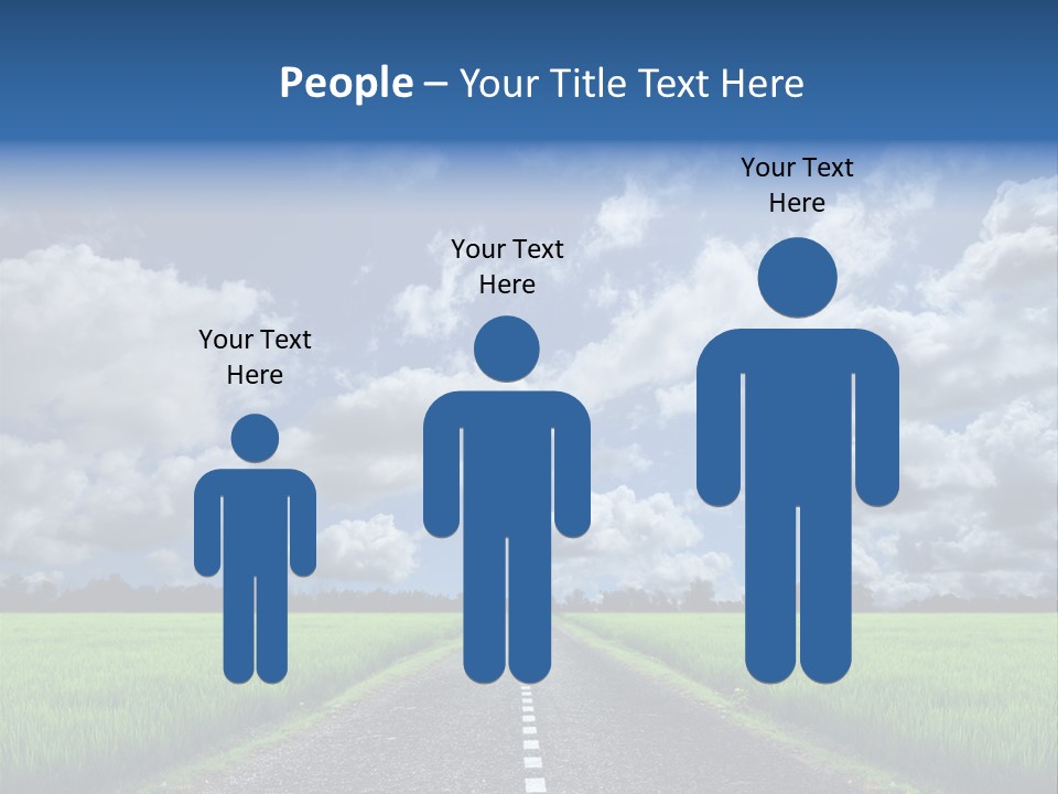 Landscape View Speed PowerPoint Template