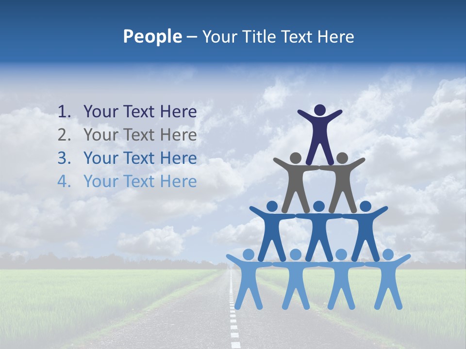 Landscape View Speed PowerPoint Template