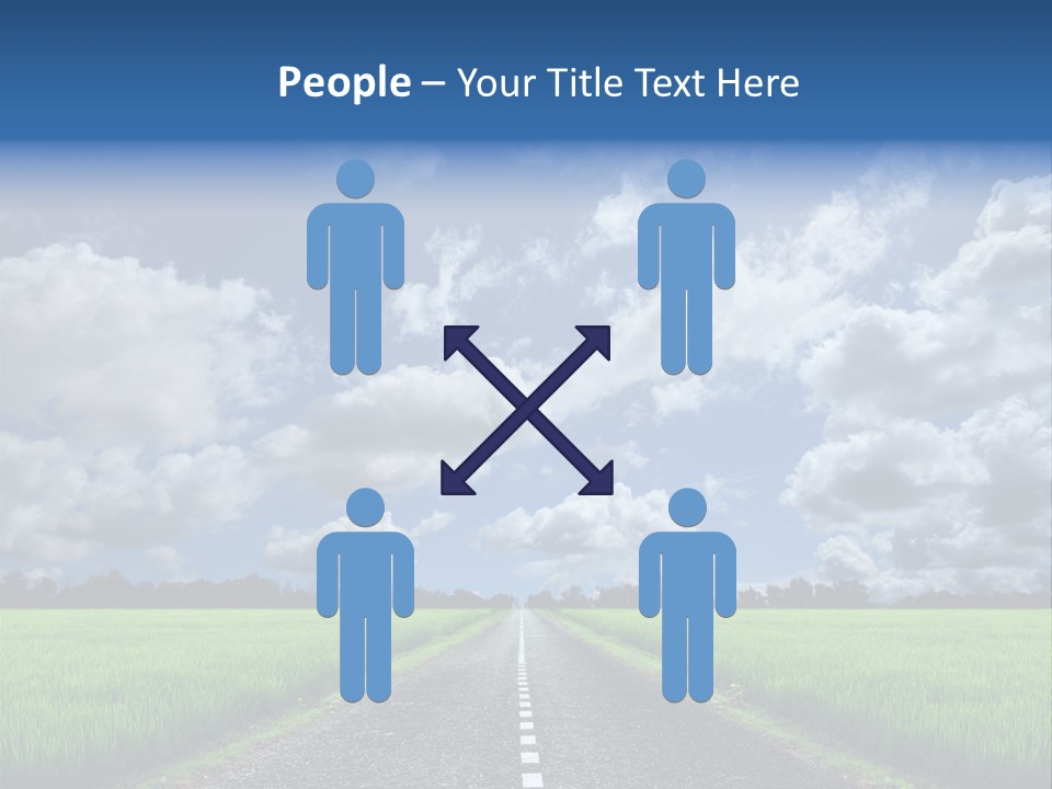 Landscape View Speed PowerPoint Template