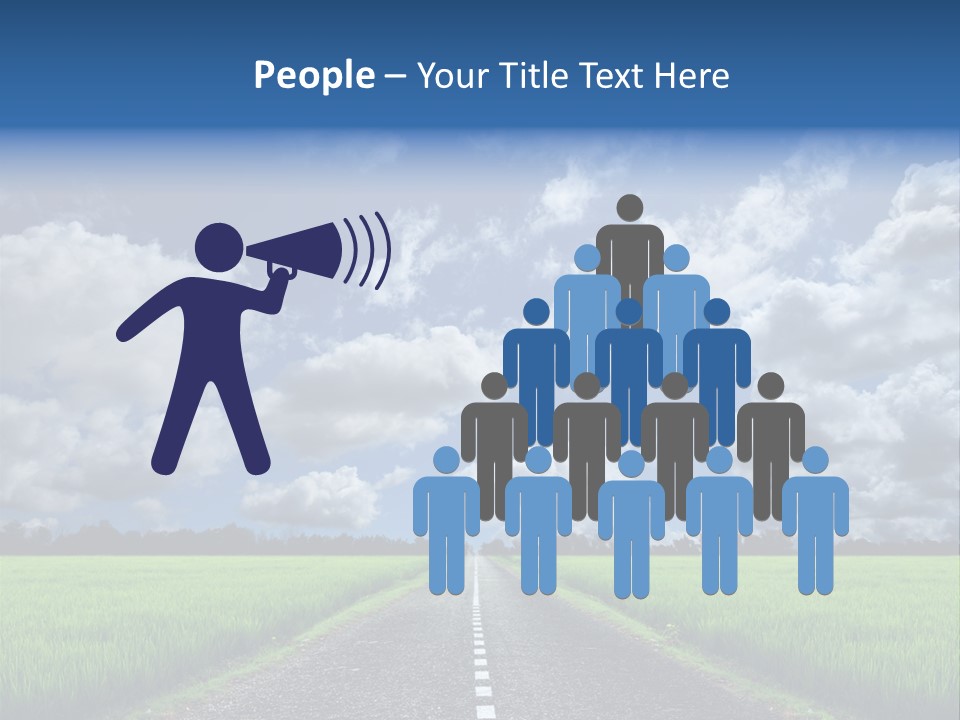 Landscape View Speed PowerPoint Template