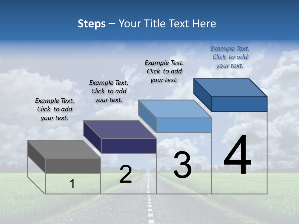 Landscape View Speed PowerPoint Template