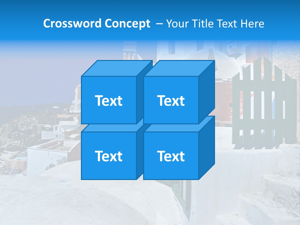 Panorama Roof Building PowerPoint Template