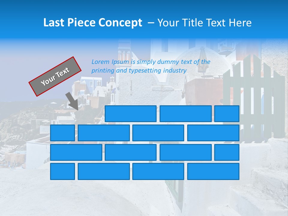 Panorama Roof Building PowerPoint Template