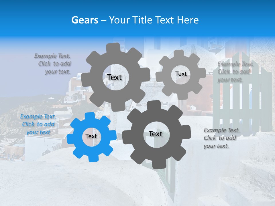 Panorama Roof Building PowerPoint Template