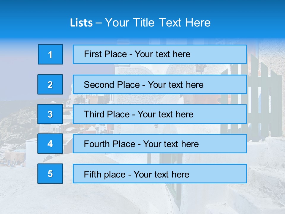 Panorama Roof Building PowerPoint Template