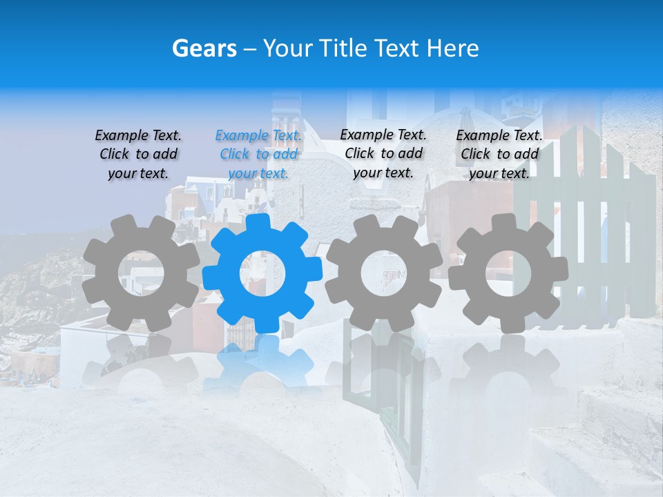 Panorama Roof Building PowerPoint Template