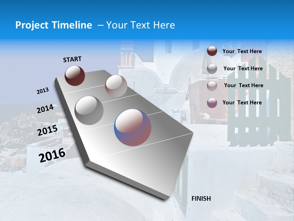 Panorama Roof Building PowerPoint Template