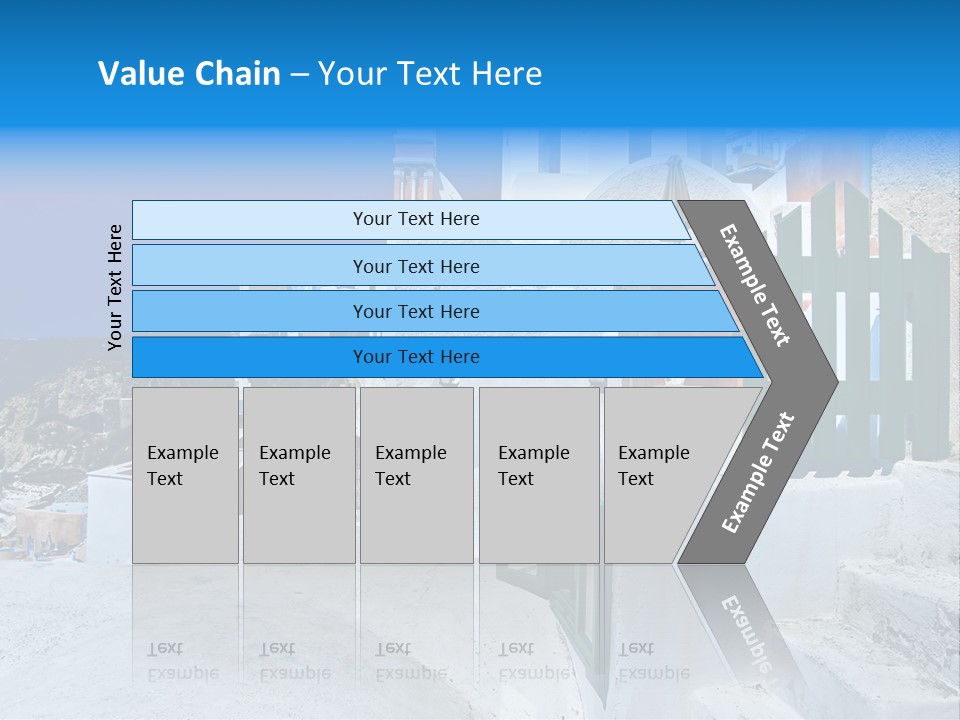 Panorama Roof Building PowerPoint Template