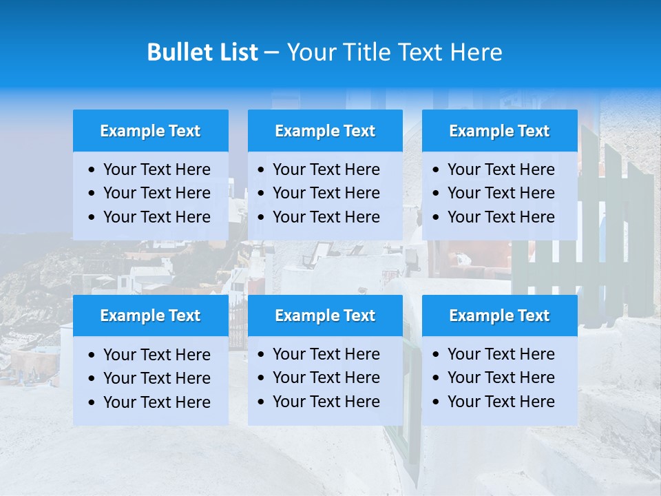 Panorama Roof Building PowerPoint Template