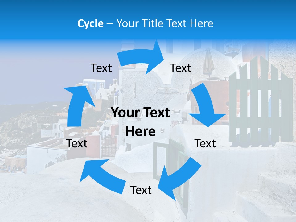 Panorama Roof Building PowerPoint Template