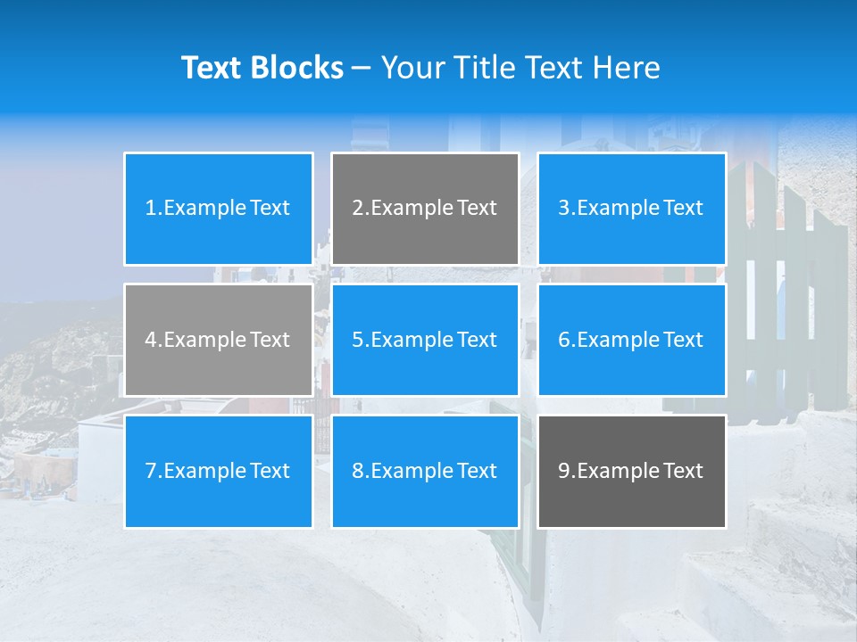 Panorama Roof Building PowerPoint Template