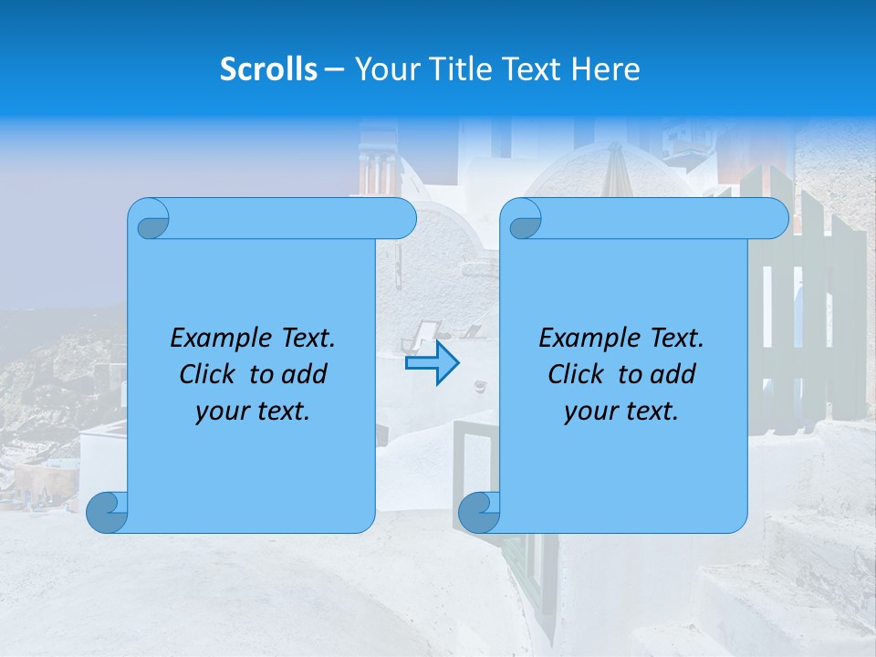 Panorama Roof Building PowerPoint Template