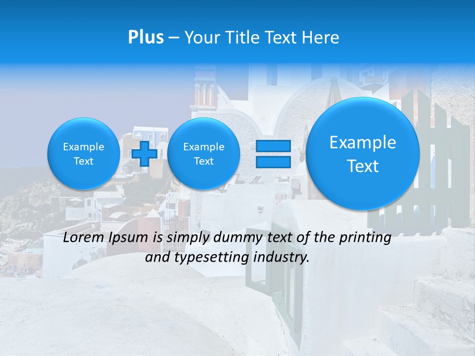 Panorama Roof Building PowerPoint Template