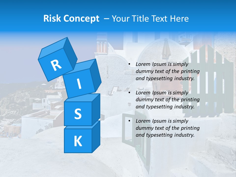 Panorama Roof Building PowerPoint Template