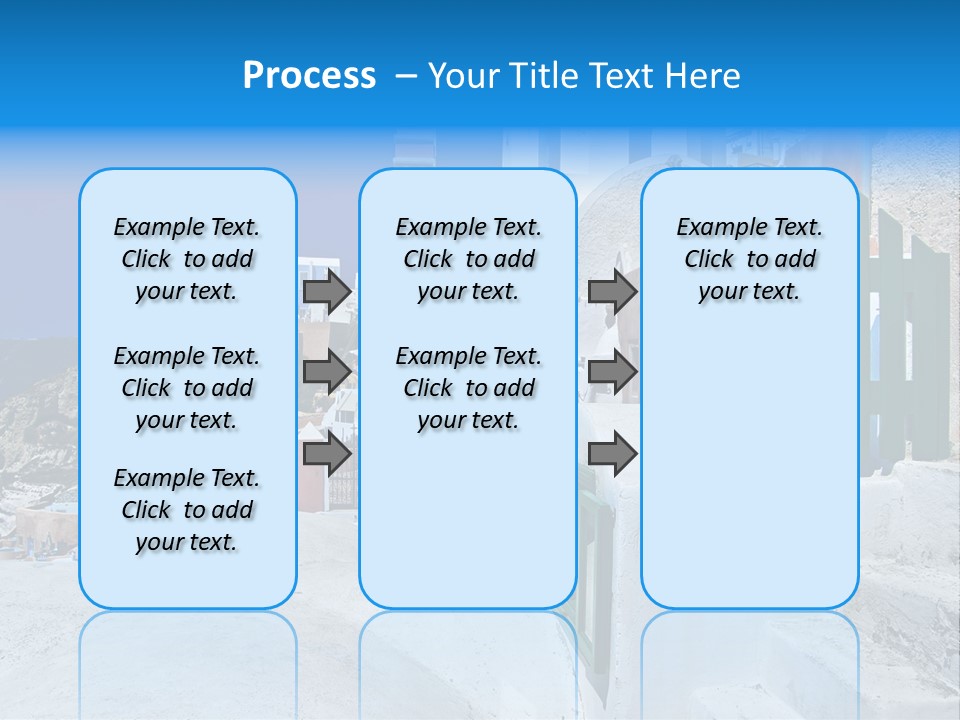 Panorama Roof Building PowerPoint Template