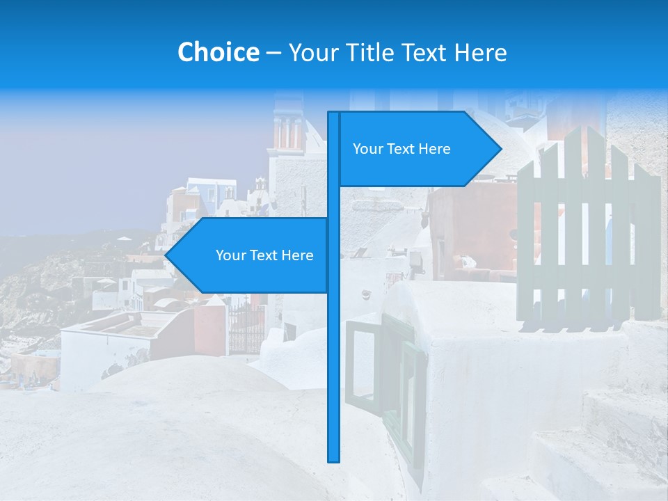 Panorama Roof Building PowerPoint Template