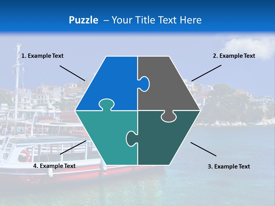 Mediterranean Hotel Boat PowerPoint Template