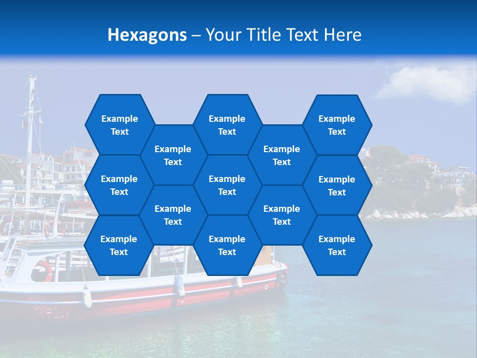 Mediterranean Hotel Boat PowerPoint Template