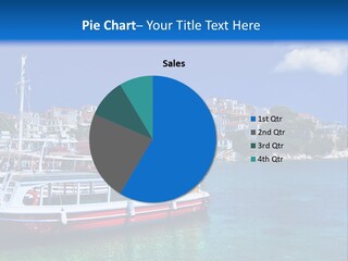 Mediterranean Hotel Boat PowerPoint Template