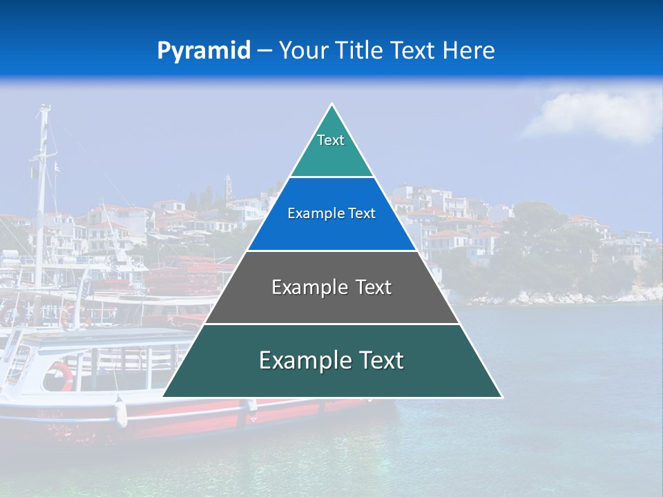 Mediterranean Hotel Boat PowerPoint Template