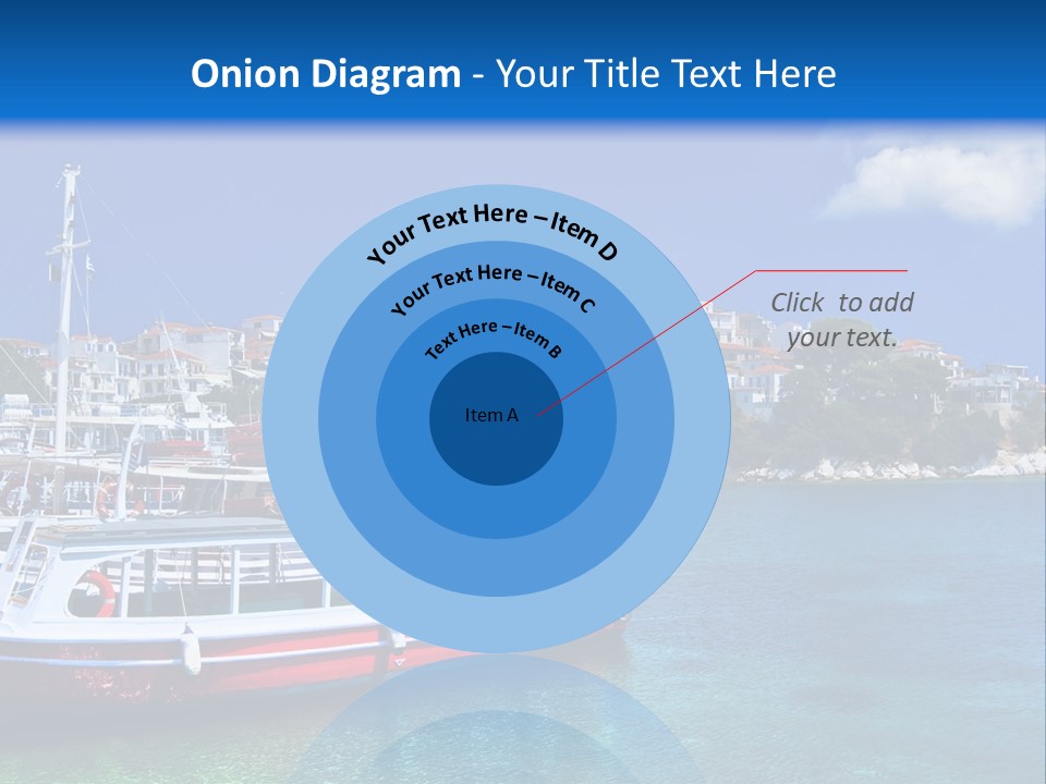 Mediterranean Hotel Boat PowerPoint Template