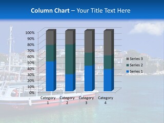 Mediterranean Hotel Boat PowerPoint Template