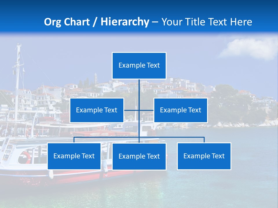 Mediterranean Hotel Boat PowerPoint Template