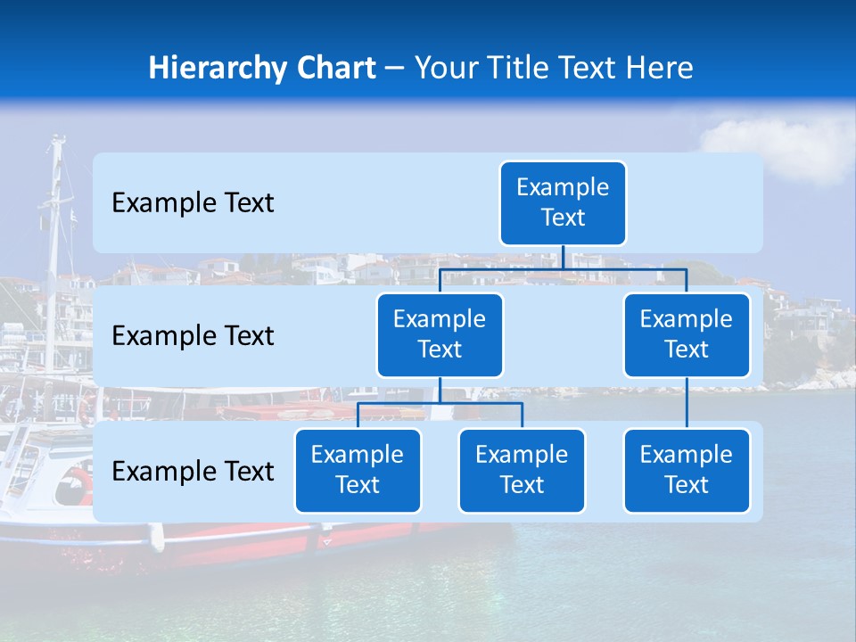 Mediterranean Hotel Boat PowerPoint Template