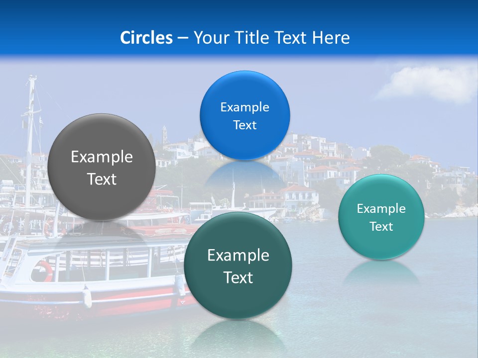 Mediterranean Hotel Boat PowerPoint Template
